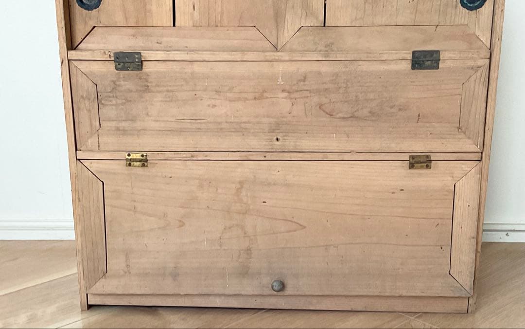 パタパタ箪笥　古家具　下駄箱　アンティーク　収納　横幅約53cm 高さ約49cm