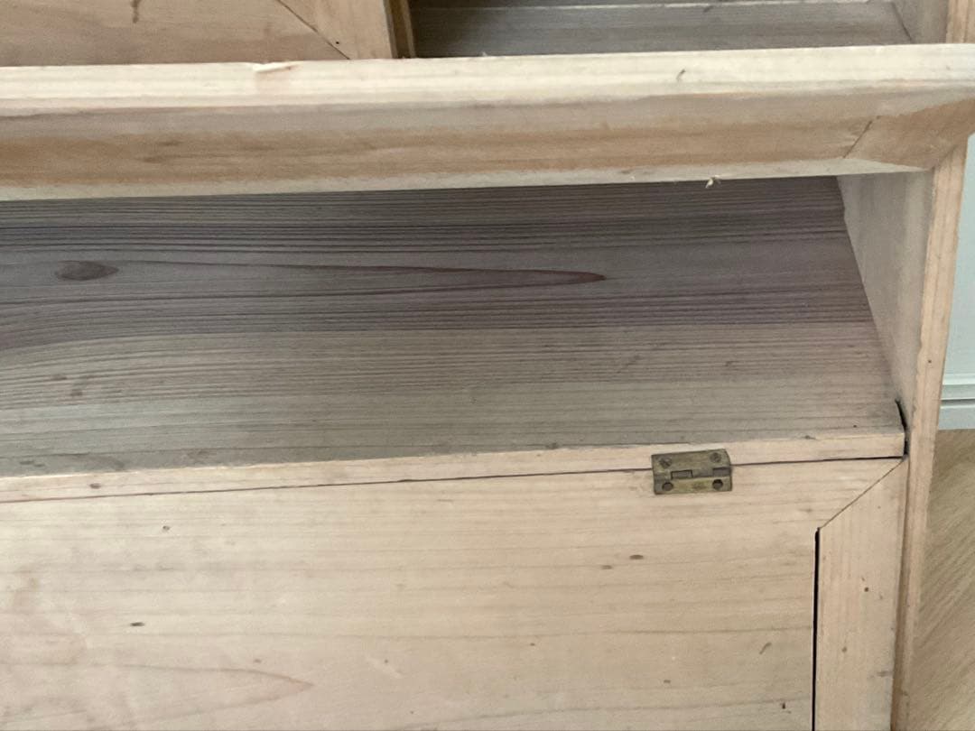 パタパタ箪笥　古家具　下駄箱　アンティーク　収納　横幅約53cm 高さ約49cm
