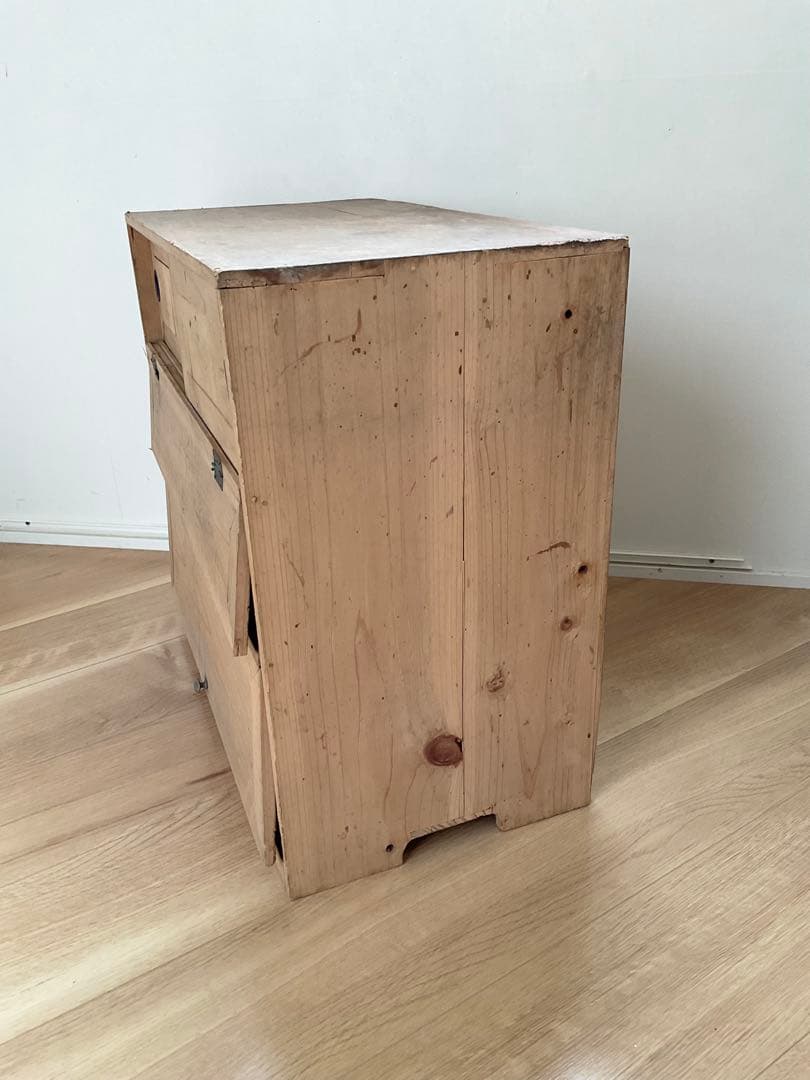 パタパタ箪笥　古家具　下駄箱　アンティーク　収納　横幅約53cm 高さ約49cm