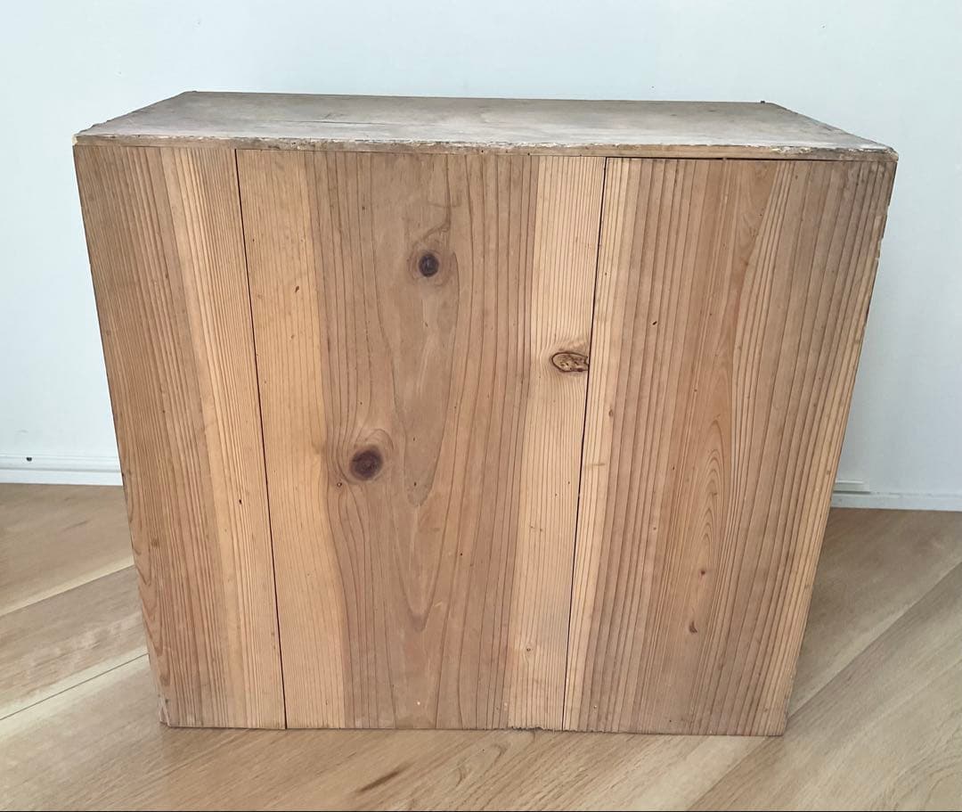 パタパタ箪笥　古家具　下駄箱　アンティーク　収納　横幅約53cm 高さ約49cm