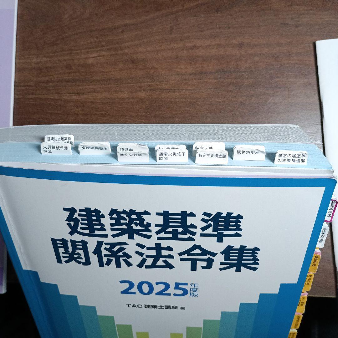 〚線引済〛2025年度版 建築基準関係法令集　一級建築士線引済
