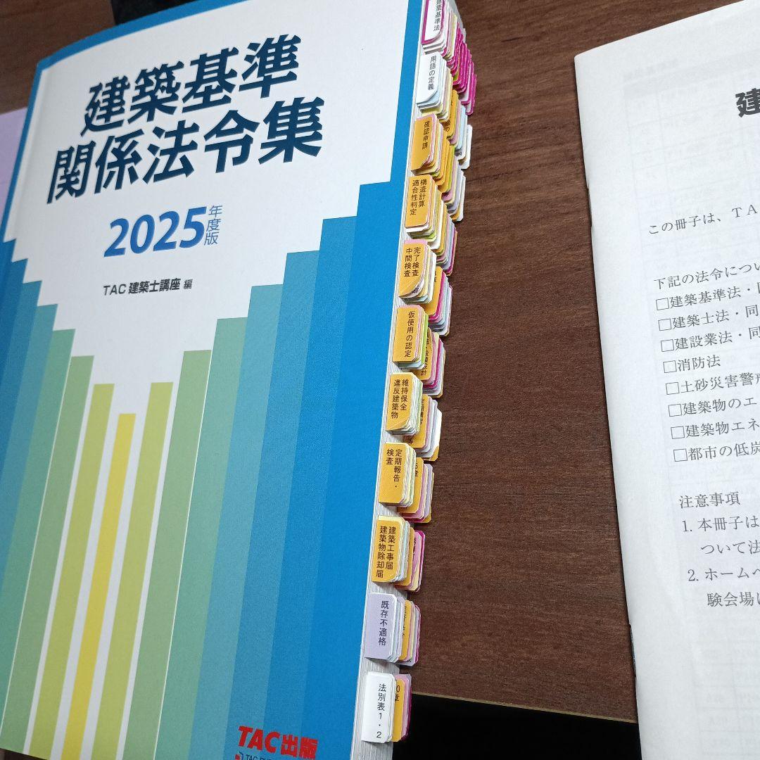 〚線引済〛2025年度版 建築基準関係法令集　一級建築士線引済
