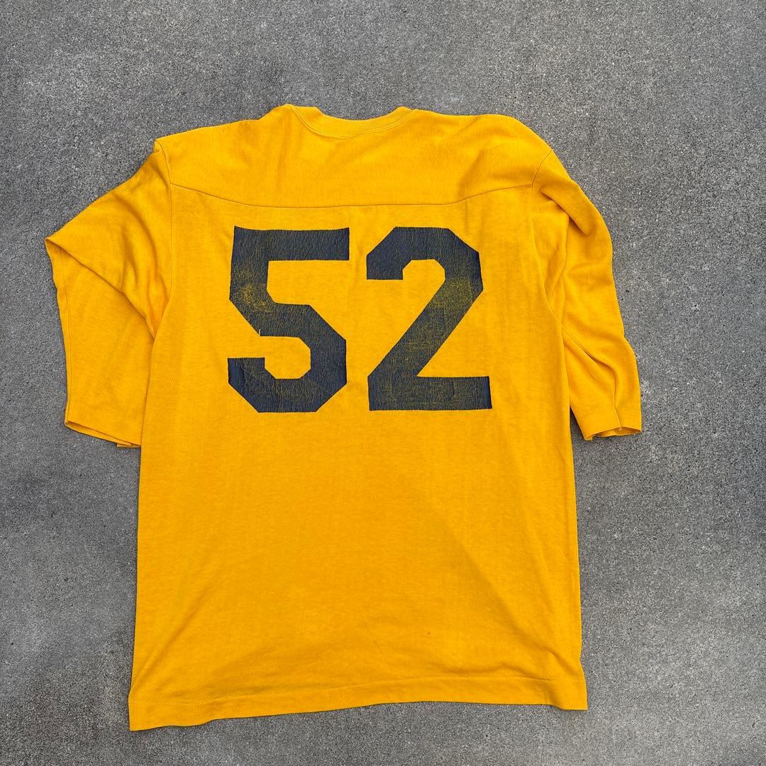 ゲ*ー様 チャンピオン　フットボールt 70s 80s usa製　古着　ビンテー