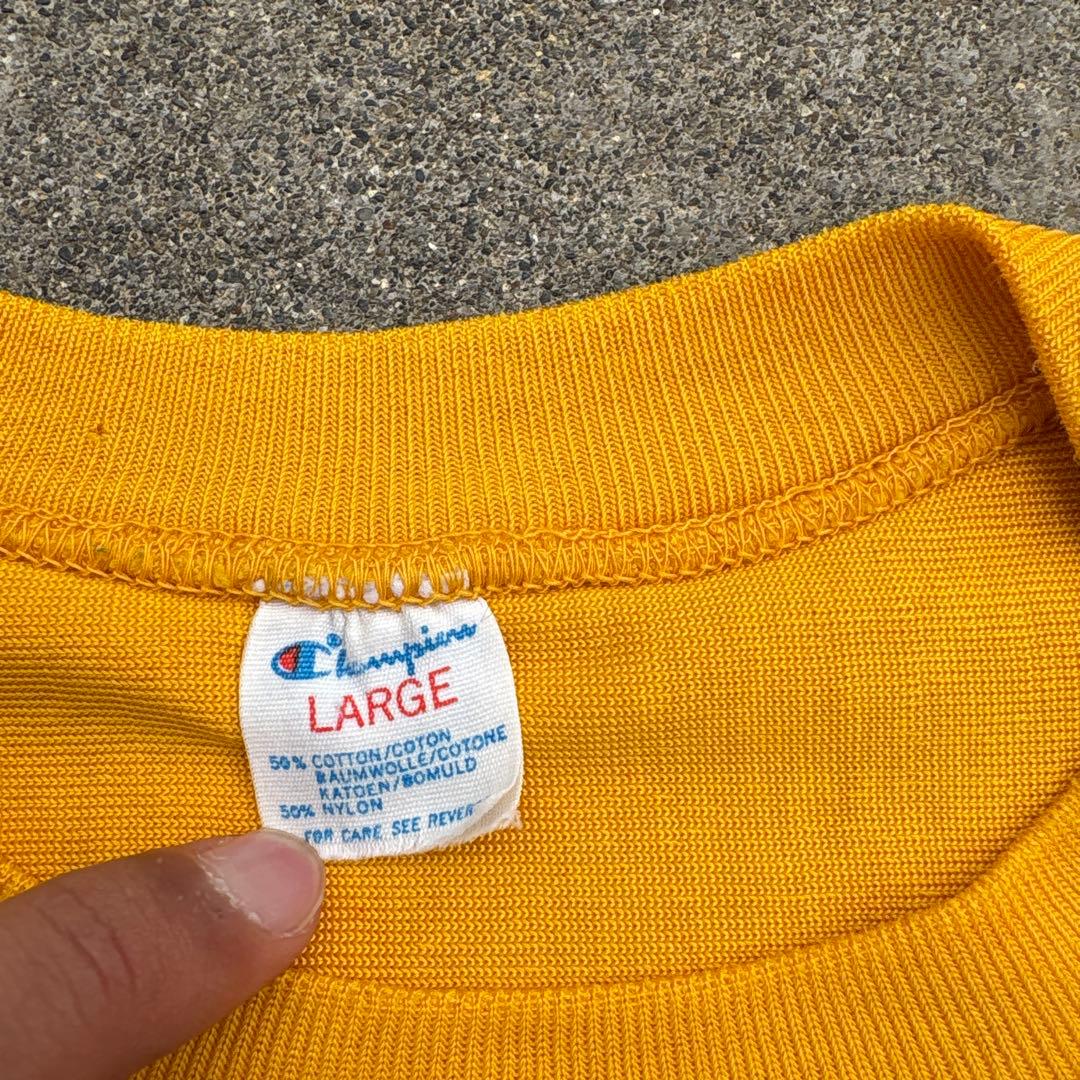 ゲ*ー様 チャンピオン　フットボールt 70s 80s usa製　古着　ビンテー