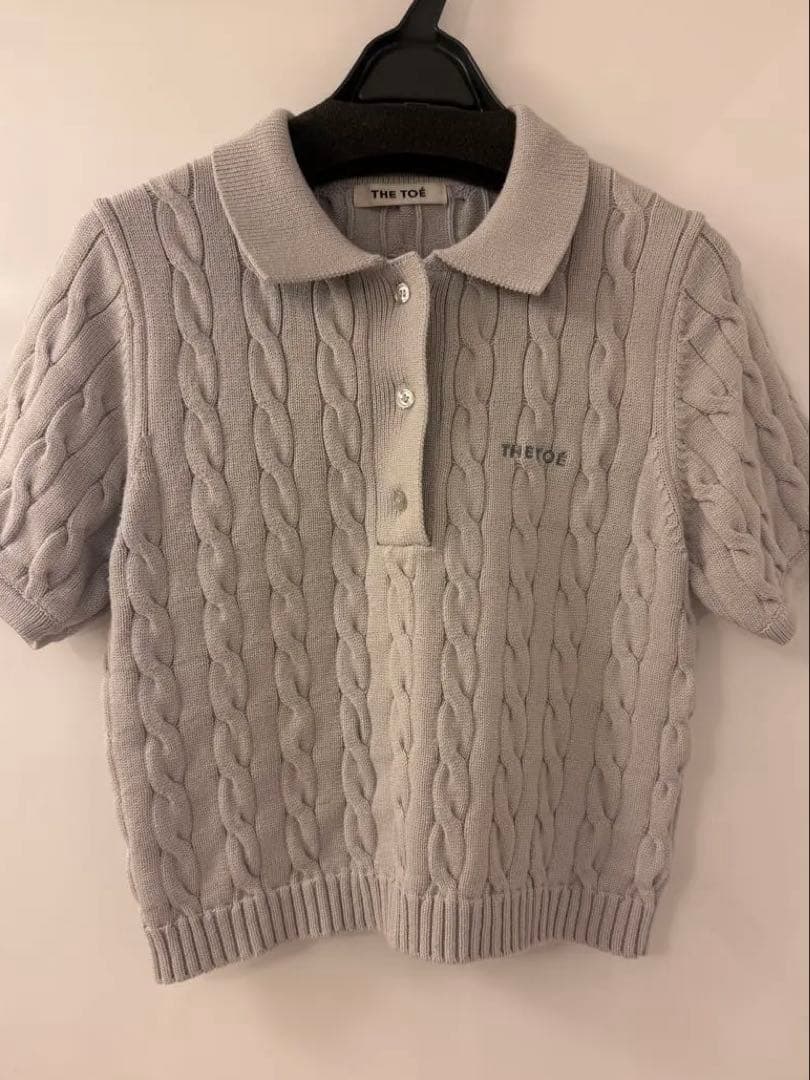 THE TOÉ HERALD SHORT SLEEVE POLO KNIT