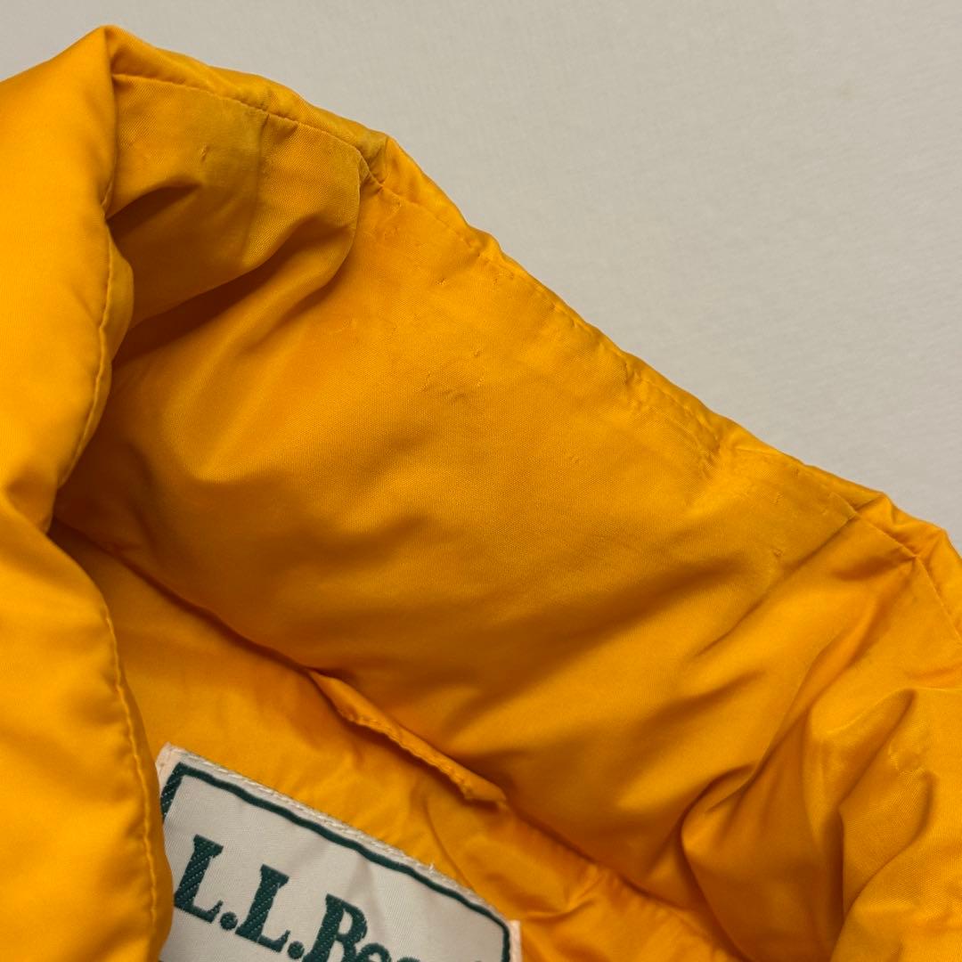 L.L.Bean エルエルビーン ダウンベスト XL(REG) イエロー