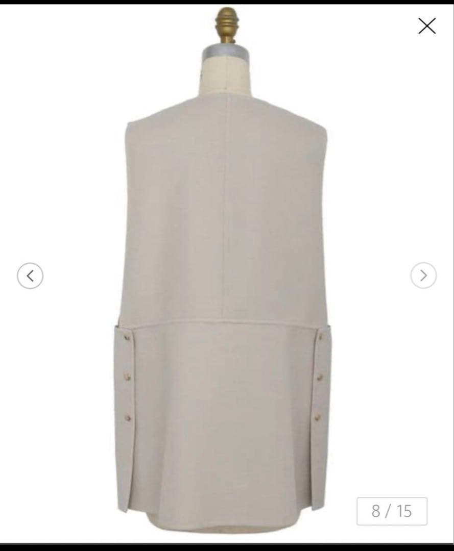 新品　ドゥロワー drawer ウールケヌキジレ ブラミンク BLAMINK