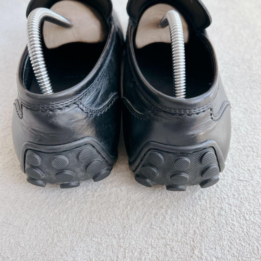 ルイヴィトン ローファー レザー シューズ 7 1/2 LV金具 ビジネス 革靴