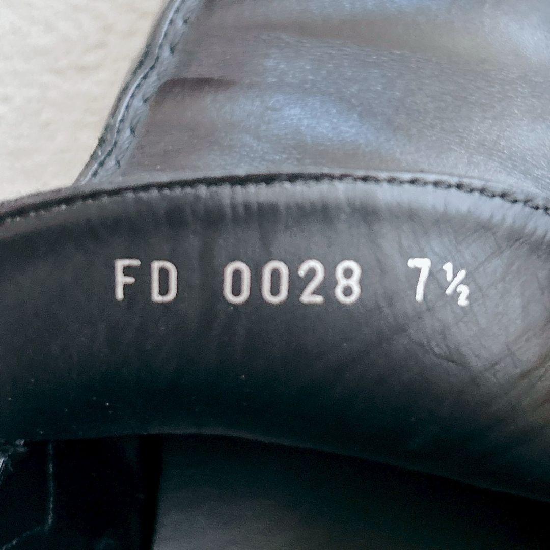 ルイヴィトン ローファー レザー シューズ 7 1/2 LV金具 ビジネス 革靴