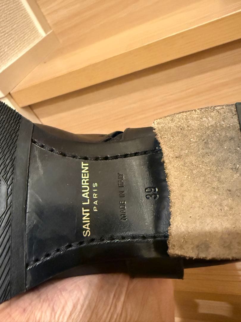 Saint Laurent ワイアット ハーネス リング ブーツ 39