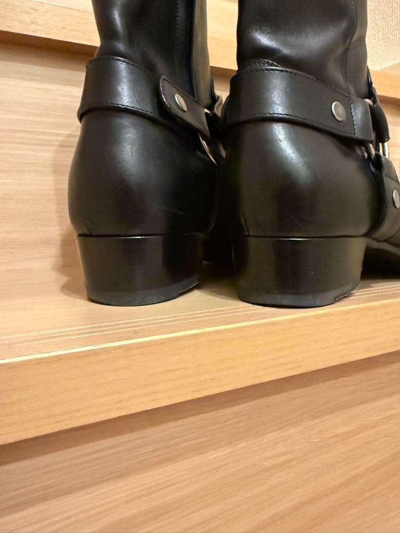 Saint Laurent ワイアット ハーネス リング ブーツ 39