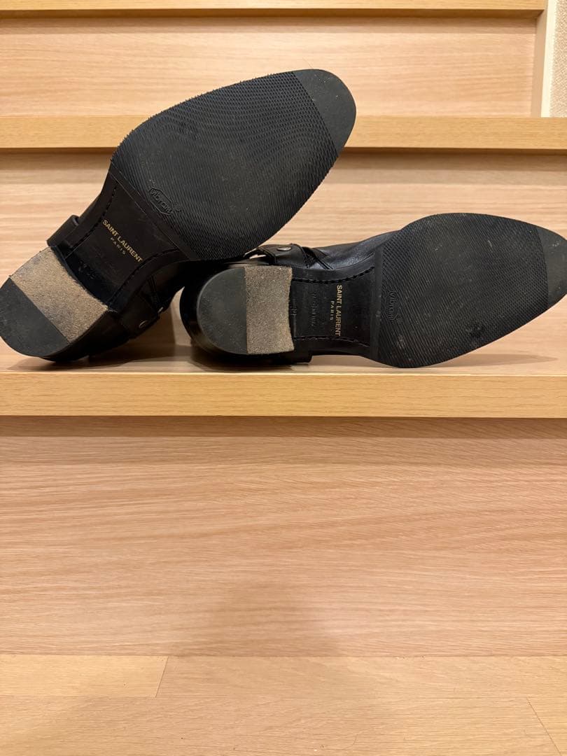 Saint Laurent ワイアット ハーネス リング ブーツ 39