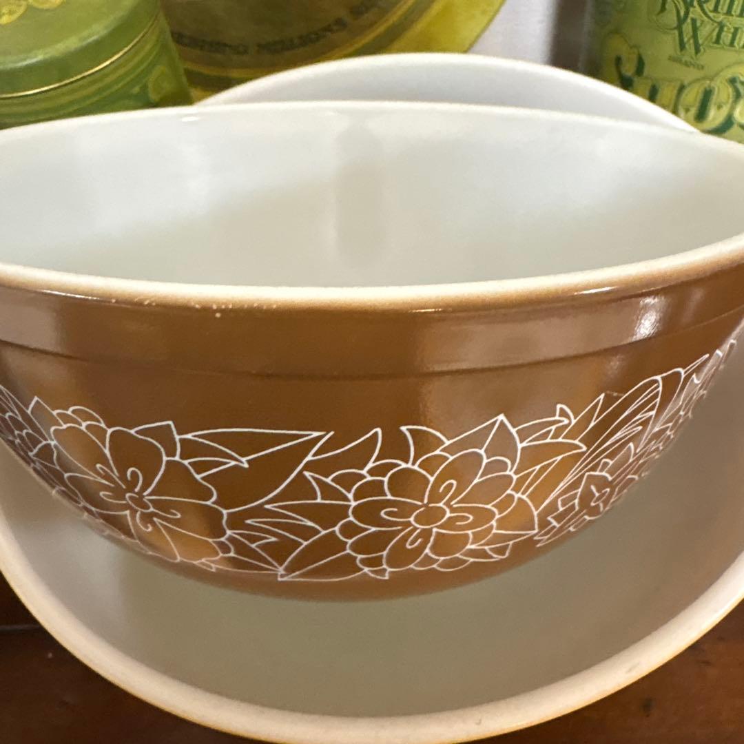 【4点セット】パイレックス ウッドランド ミキシングボウル