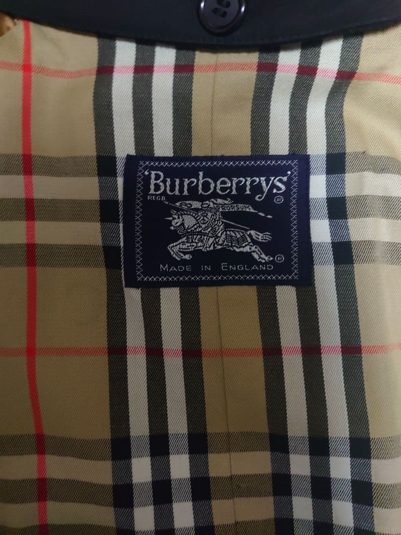 レア80’s 英国製 BURBERRYS トレンチコート　trench21一枚袖