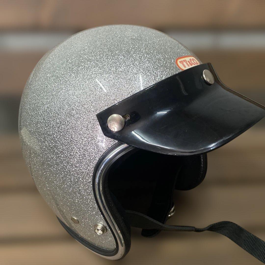 TT &co Super Magnum ギラギラ　ラメヘルメット　ハーレー