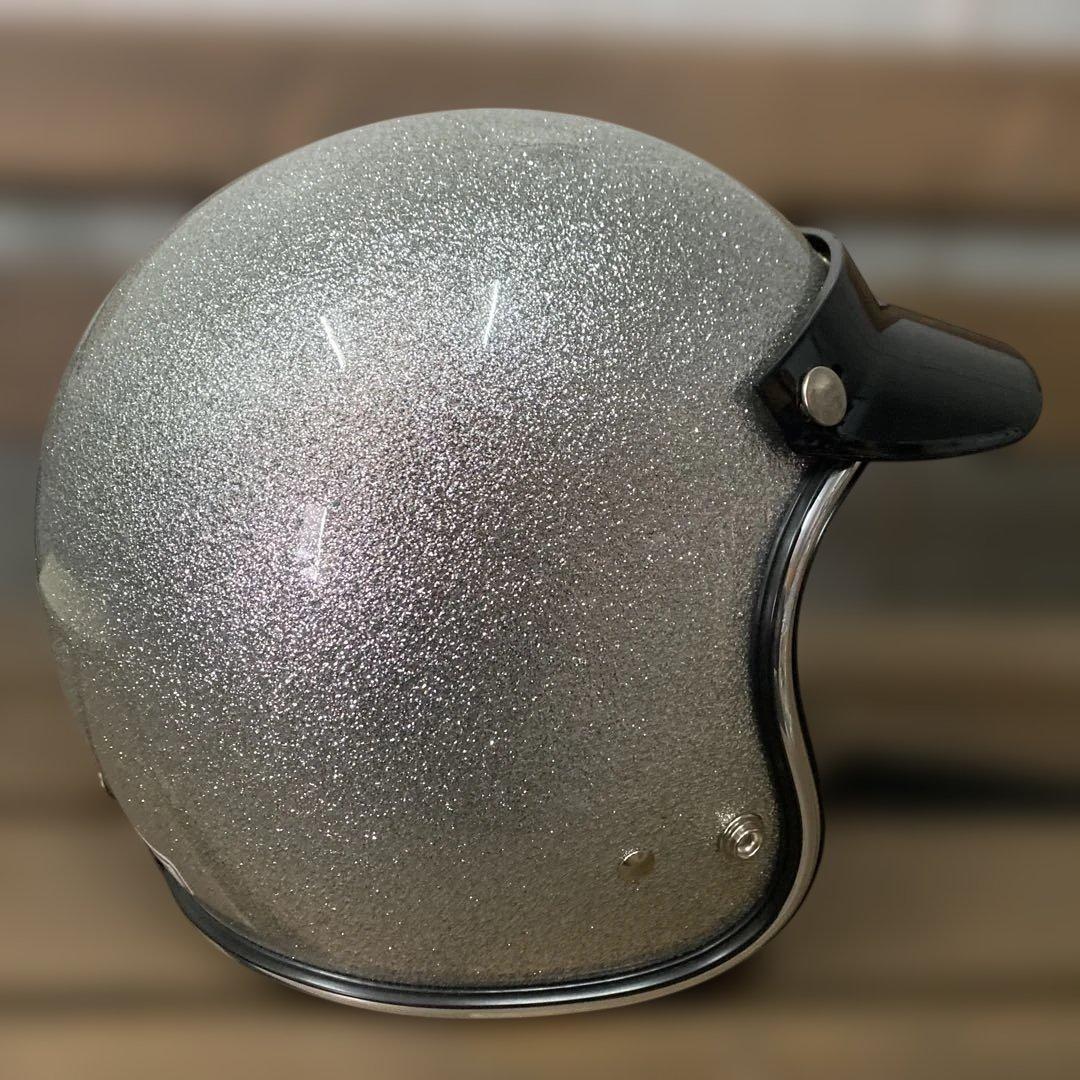 TT &co Super Magnum ギラギラ　ラメヘルメット　ハーレー