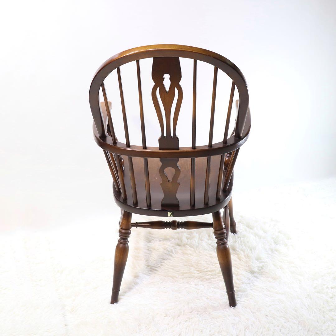 飛騨産業 ウィンザーアームチェア キツツキ フィドルバック ウィンザー チェア