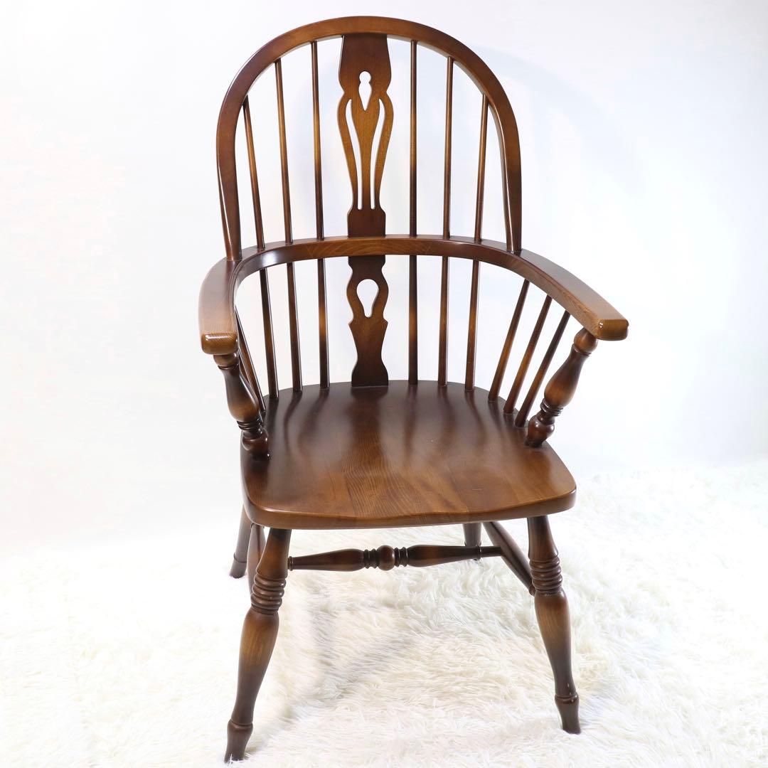 飛騨産業 ウィンザーアームチェア キツツキ フィドルバック ウィンザー チェア