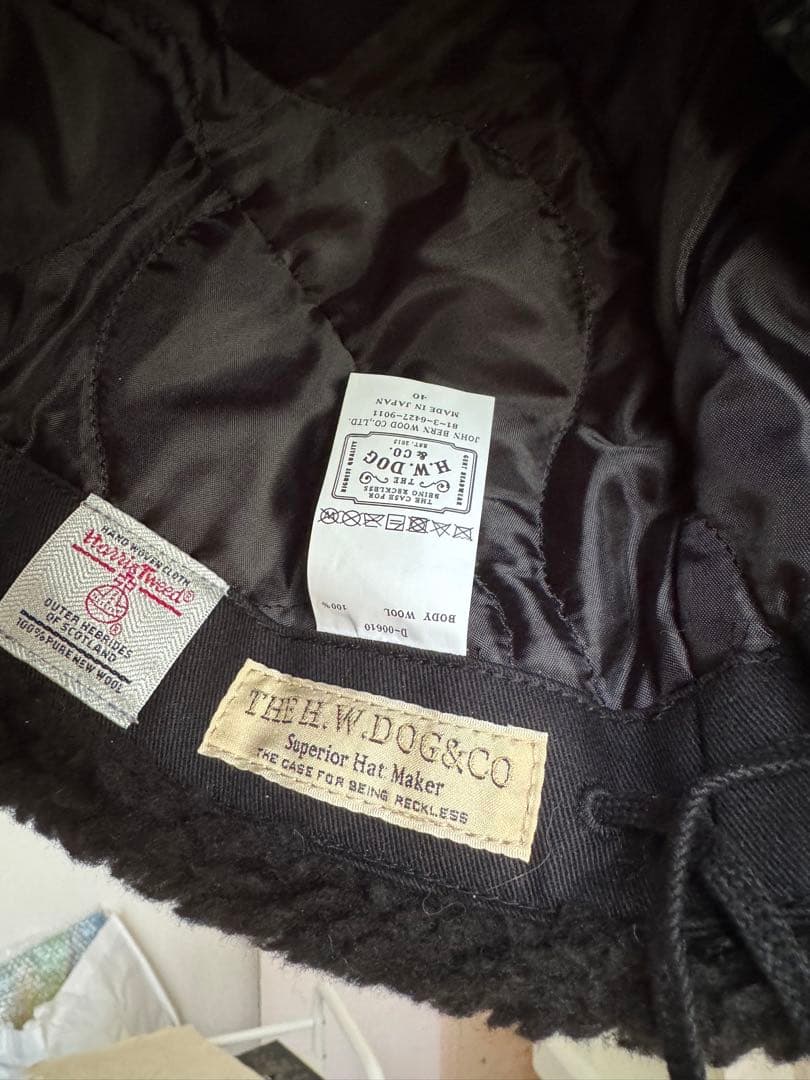 帽子 h.w.dog D-00610/HT FLIGHT CAP