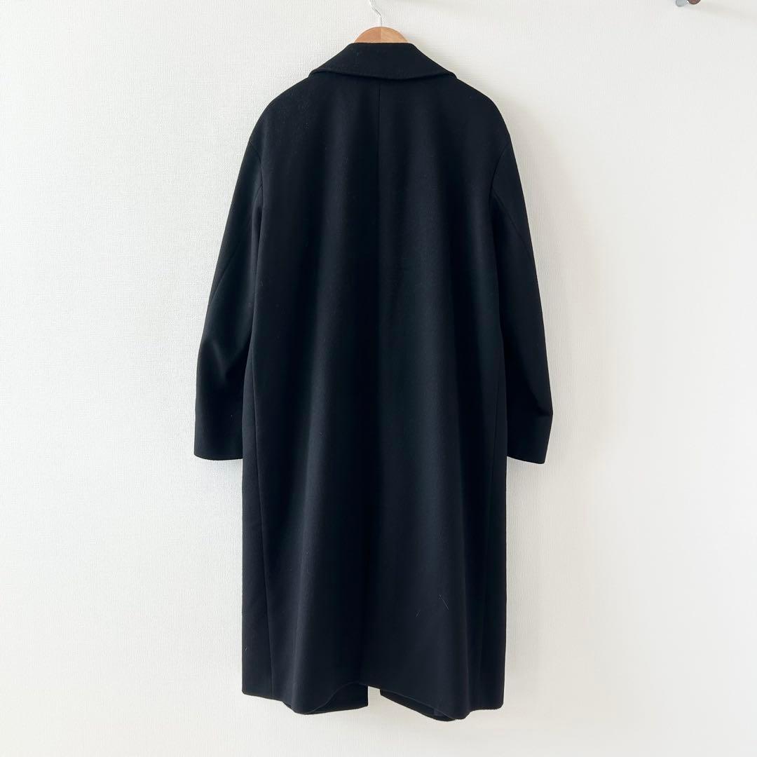 2023✨23区 ウールカシミヤビーバー チェスター コート　ブラック　38