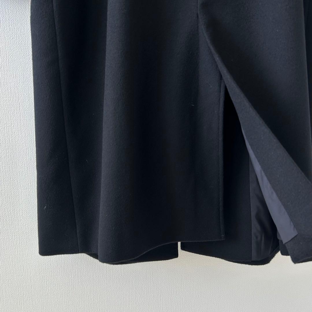 2023✨23区 ウールカシミヤビーバー チェスター コート　ブラック　38