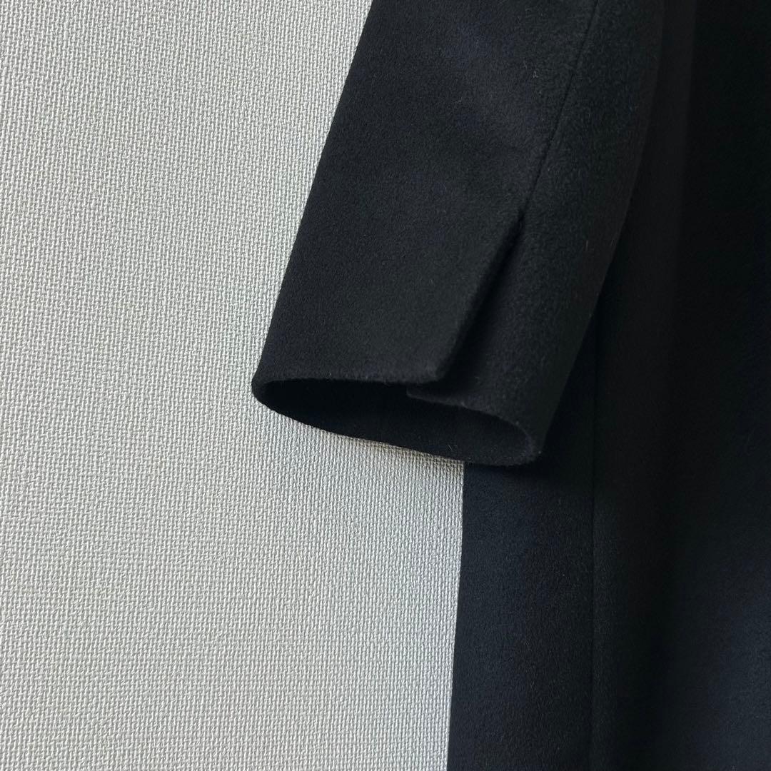 2023✨23区 ウールカシミヤビーバー チェスター コート　ブラック　38