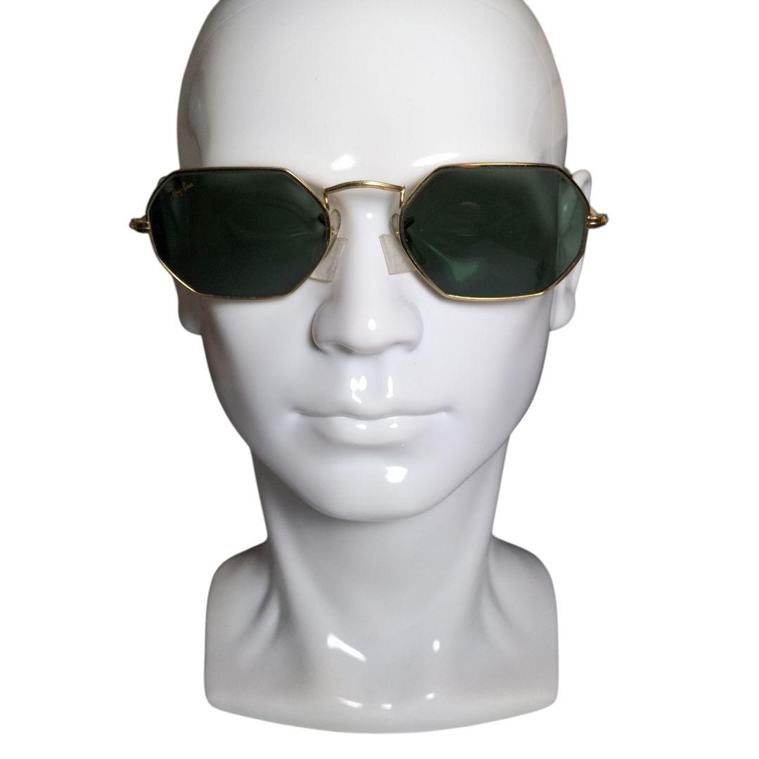 美品 B&L RAY-BAN U.S.A. W1535 オクタゴン ゴールド