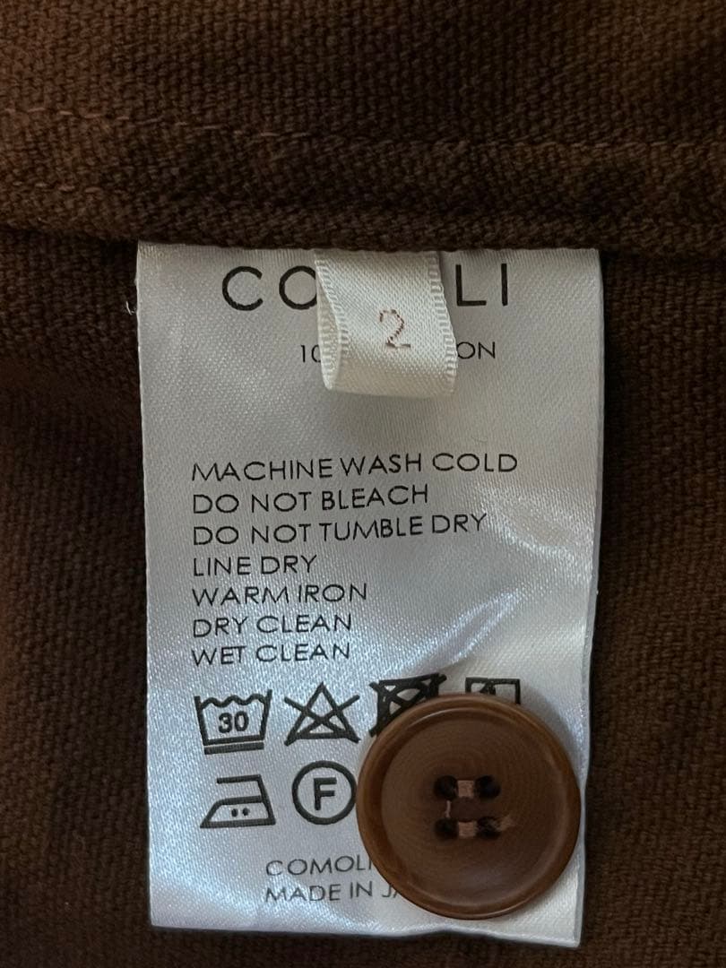 ジャケット・アウター 24ss comoli cotton duck hunting jacket