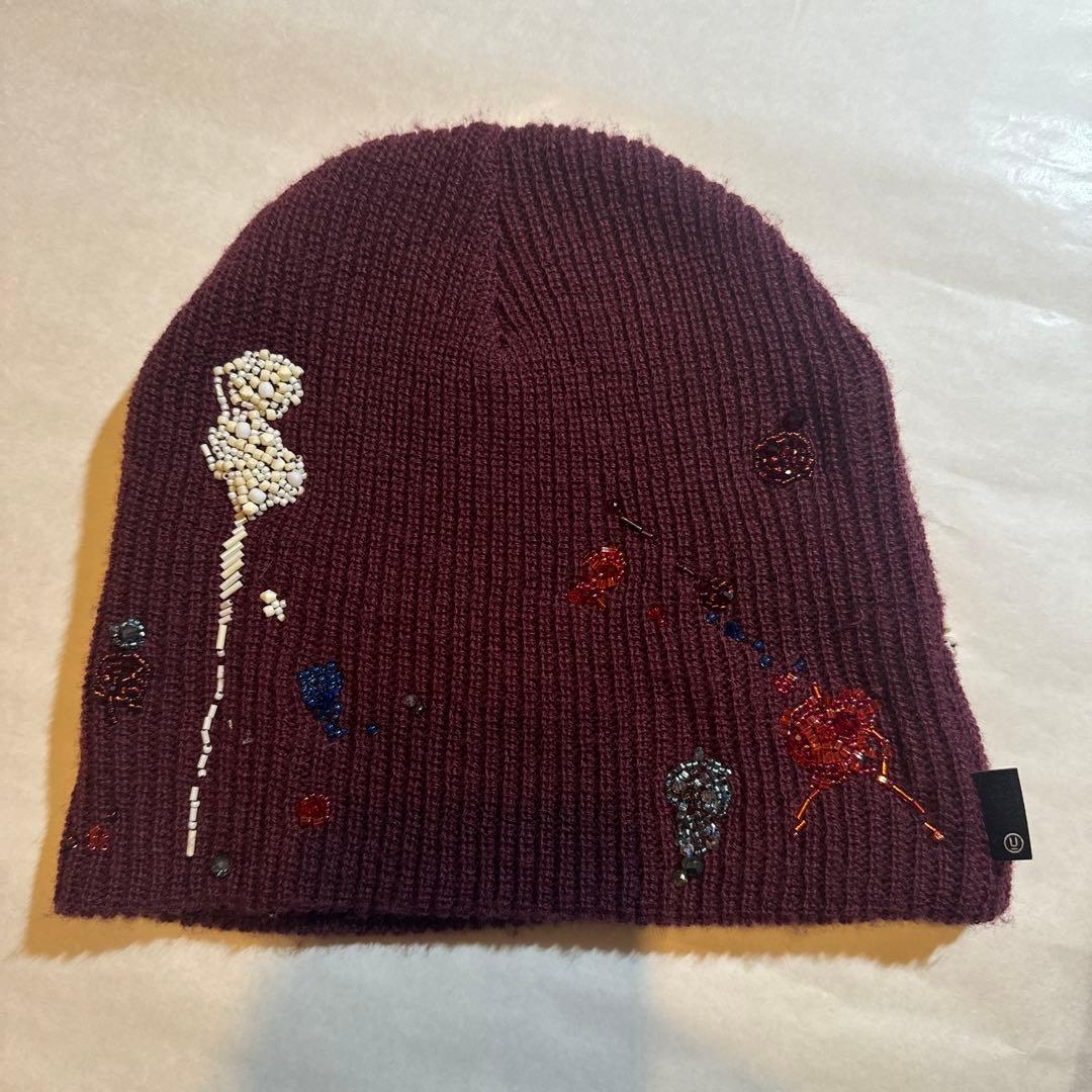 UNDERCOVER 23-24aw ビーズ刺繍ニットビーニー