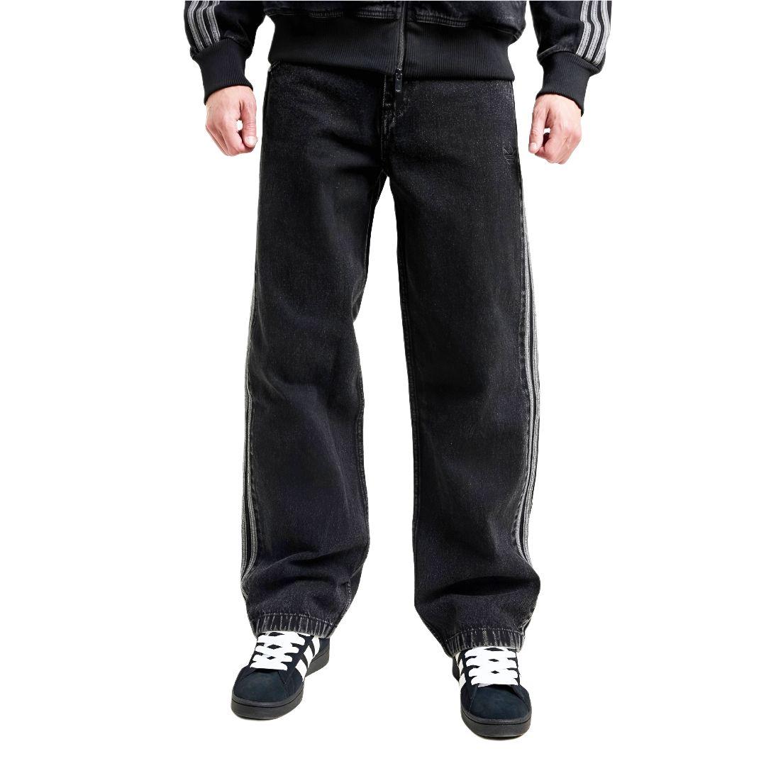 新品デニム上下★ファイヤーバードトラックジャケット★ジーンズ★黒5XL/38