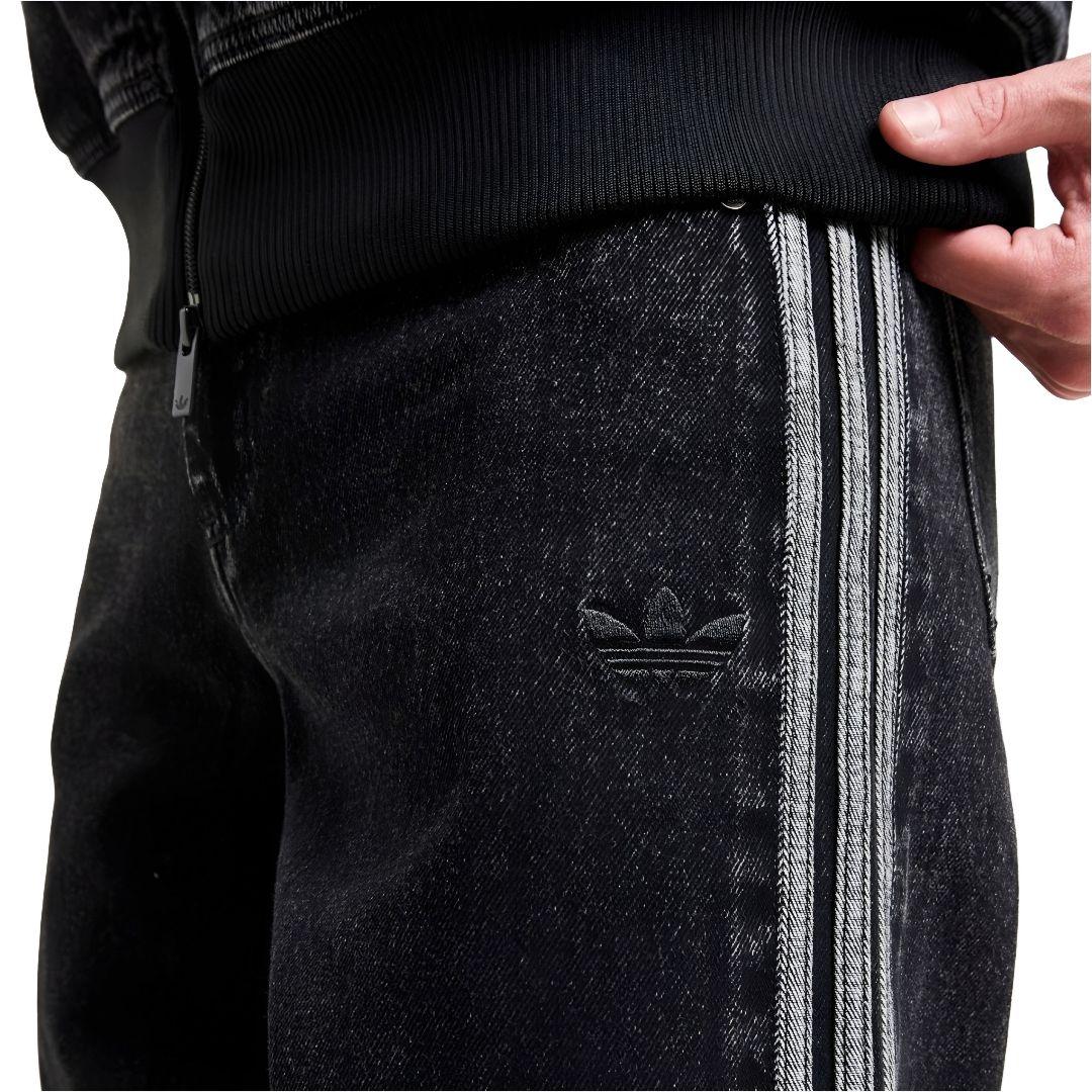 新品デニム上下★ファイヤーバードトラックジャケット★ジーンズ★黒5XL/38