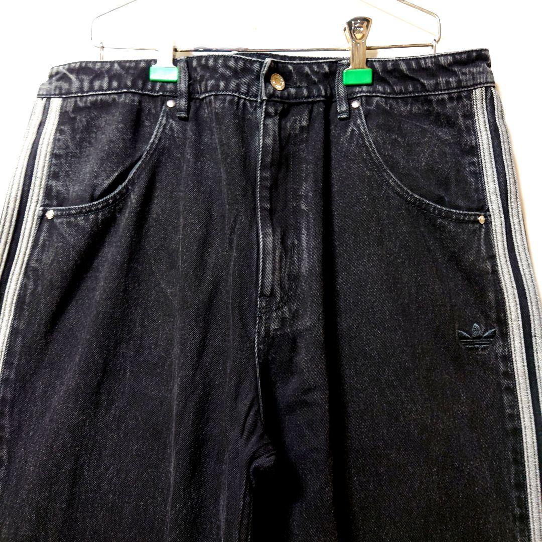 新品デニム上下★ファイヤーバードトラックジャケット★ジーンズ★黒5XL/38