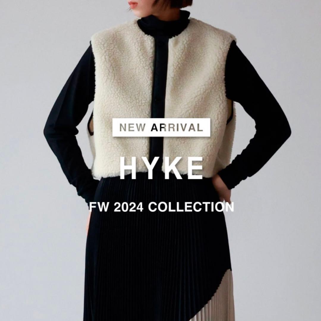 タグ付き✨24AW HYKE FAUX SHERING VEST ボアベスト