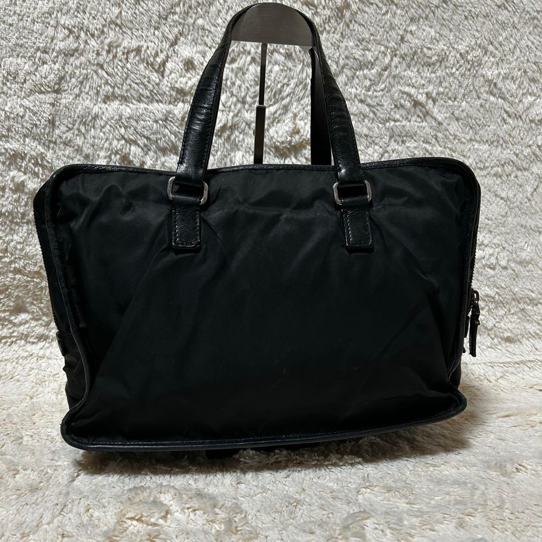 プラダ ビジネスバック ナイロン 三角ロゴ ブラック 黒 レディース メンズ