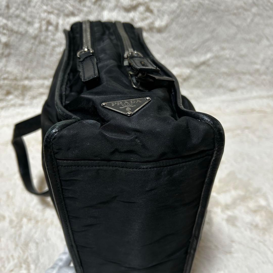 プラダ ビジネスバック ナイロン 三角ロゴ ブラック 黒 レディース メンズ