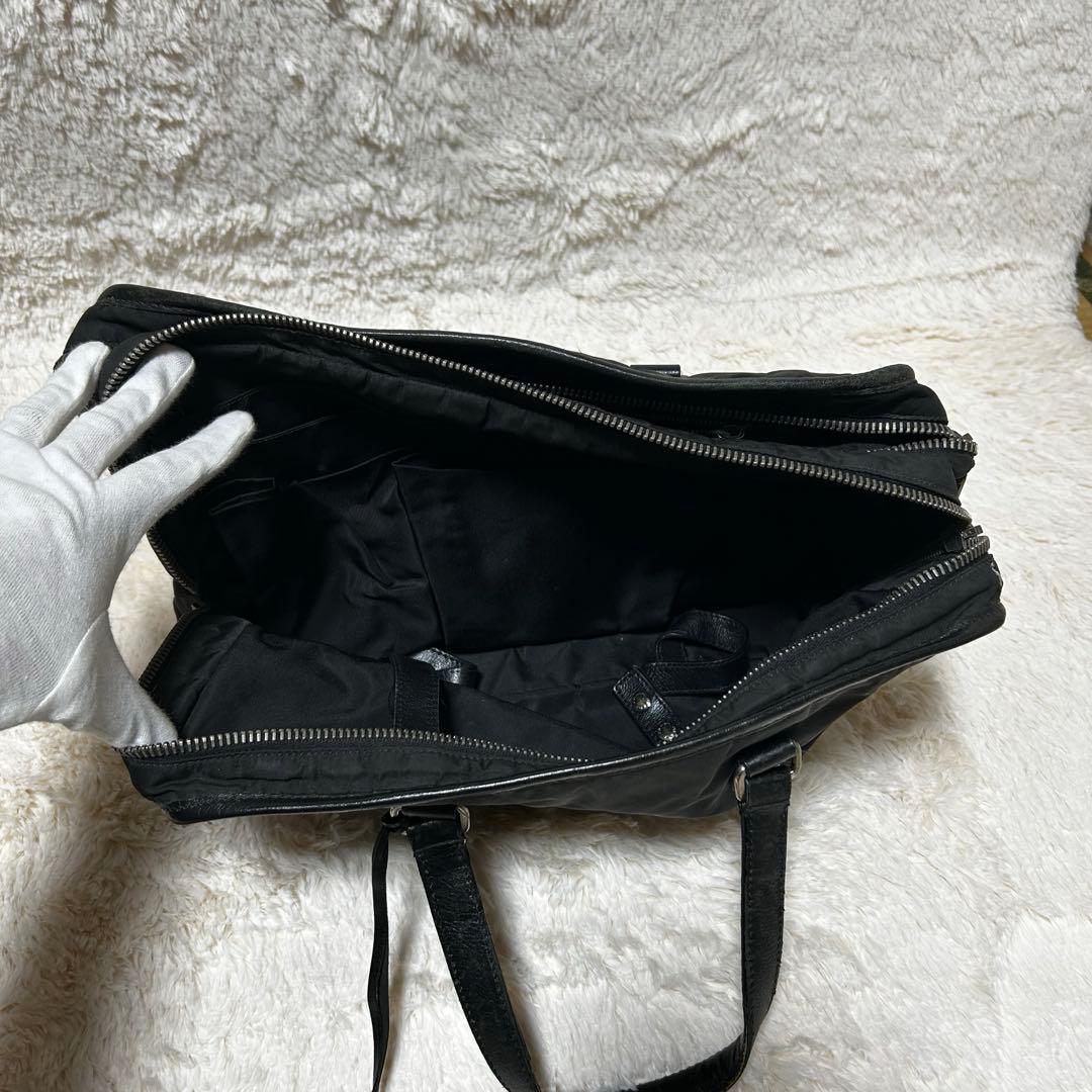 プラダ ビジネスバック ナイロン 三角ロゴ ブラック 黒 レディース メンズ