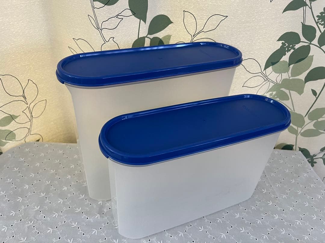 【新品未使用】タッパーウェア スーパーオーバル #2 #3 #4 4個セット