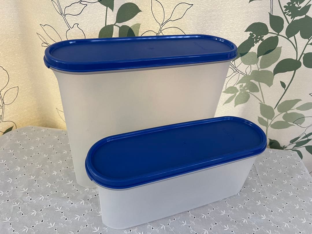 【新品未使用】タッパーウェア スーパーオーバル #2 #3 #4 4個セット