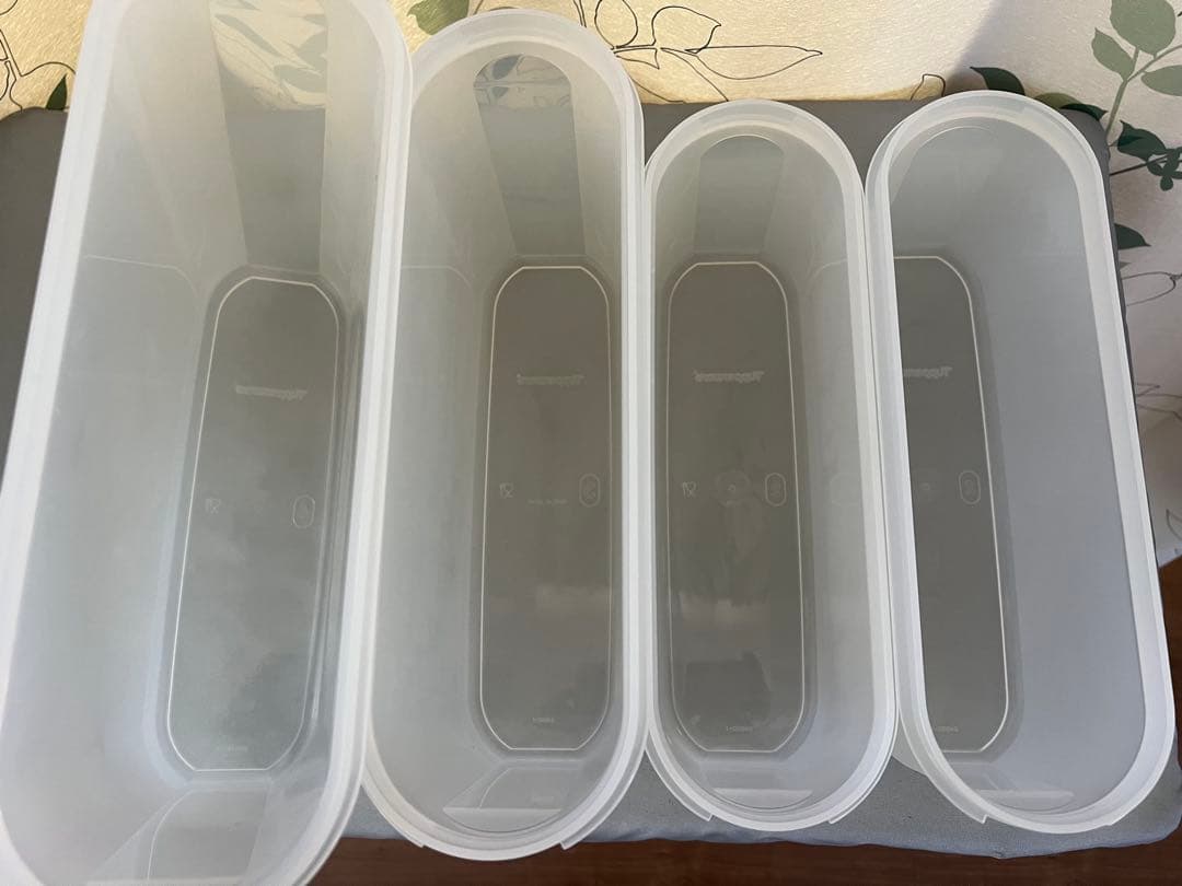 【新品未使用】タッパーウェア スーパーオーバル #2 #3 #4 4個セット