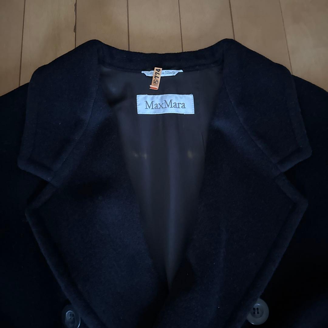 マックスマーラのロングチェスターコート