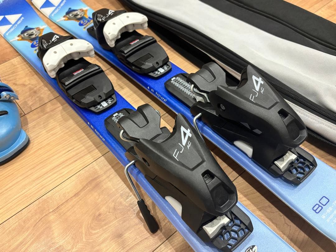 スキー板(新品)80センチ　ブーツ　スキーケース　セット売り