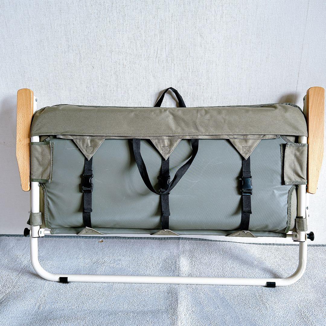 DOD 廃盤カラー グッドラックソファ アウトドアベンチ カーキ×ベージュ