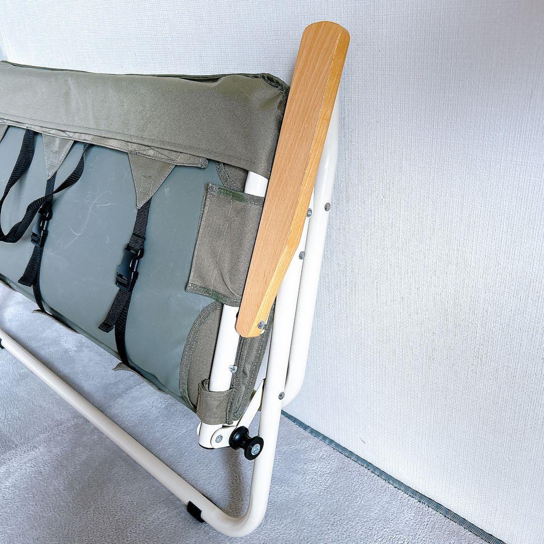 DOD 廃盤カラー グッドラックソファ アウトドアベンチ カーキ×ベージュ