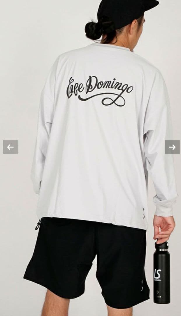 ルースイソンブラ　ドミンゴ　長袖　カットソー　ロングプラシャツ　xl