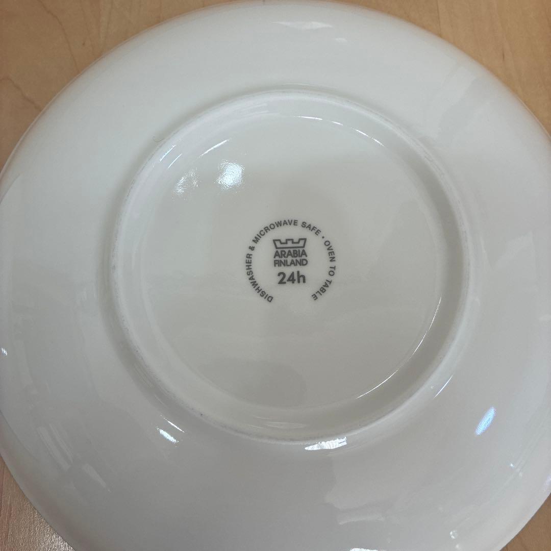 ARABIA アベック24hシリーズ24cm パスタプレート 廃盤 & 旧ロゴ