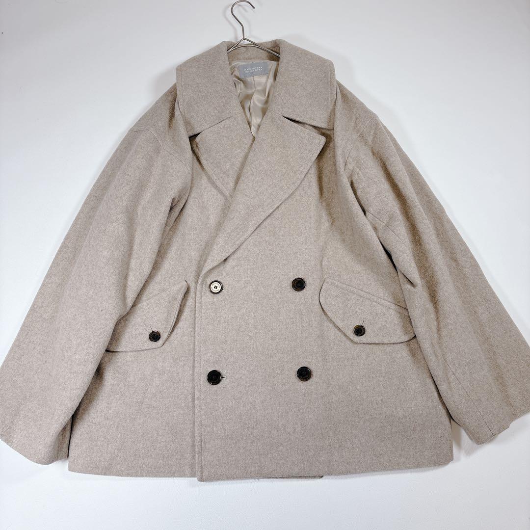 MACKINTOSH PHILOSOPHY オーバーサイズ　ピーコート　ウール