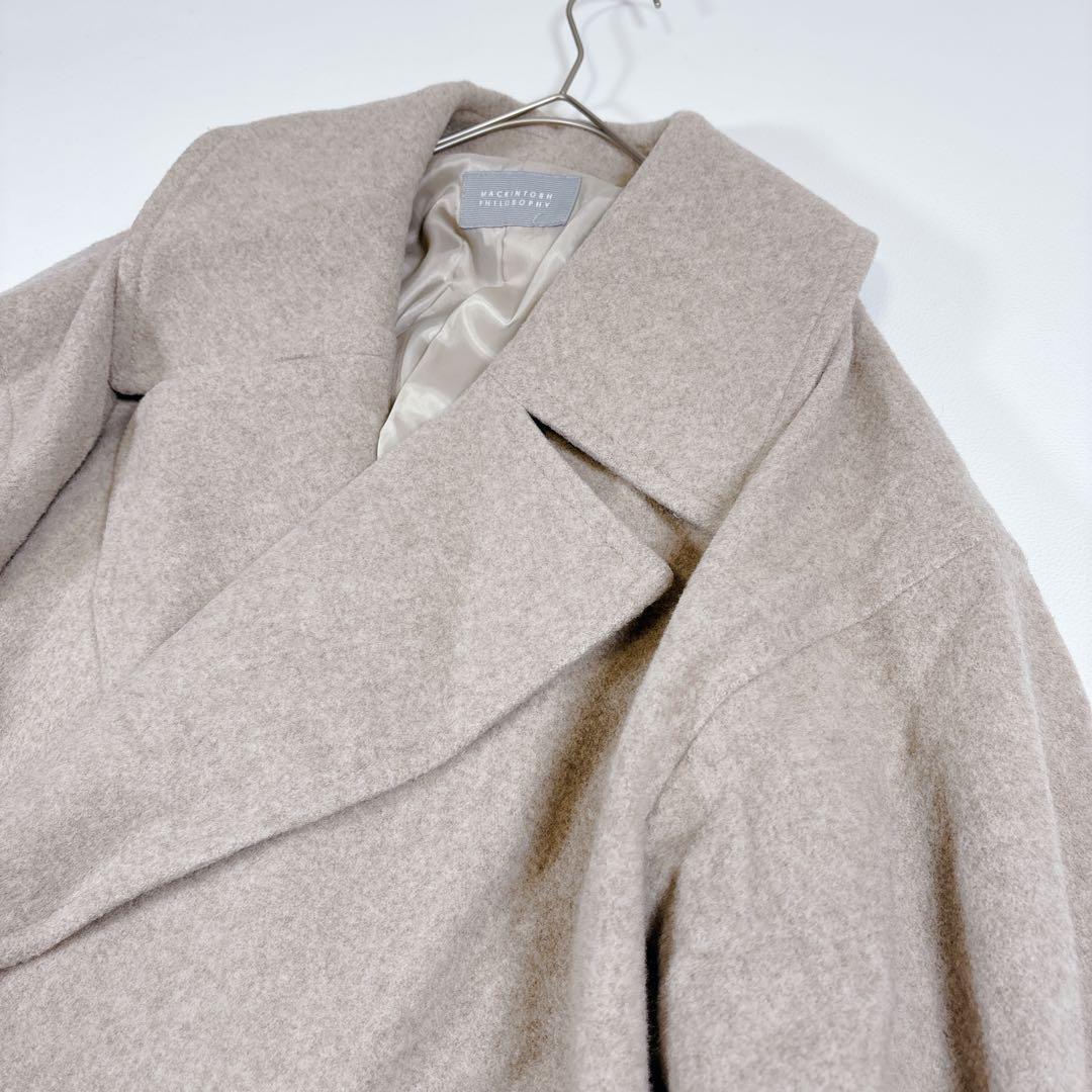 MACKINTOSH PHILOSOPHY オーバーサイズ　ピーコート　ウール