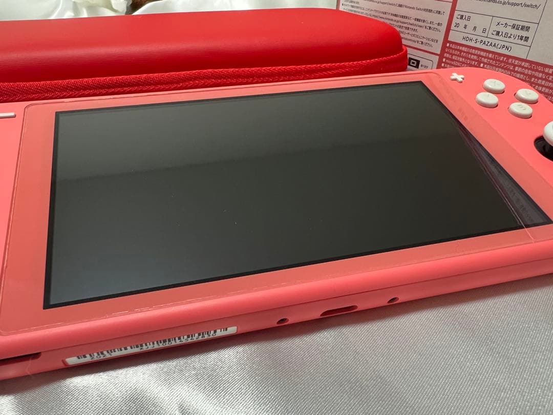 【ぽて】Nintendo switch lite コーラル
