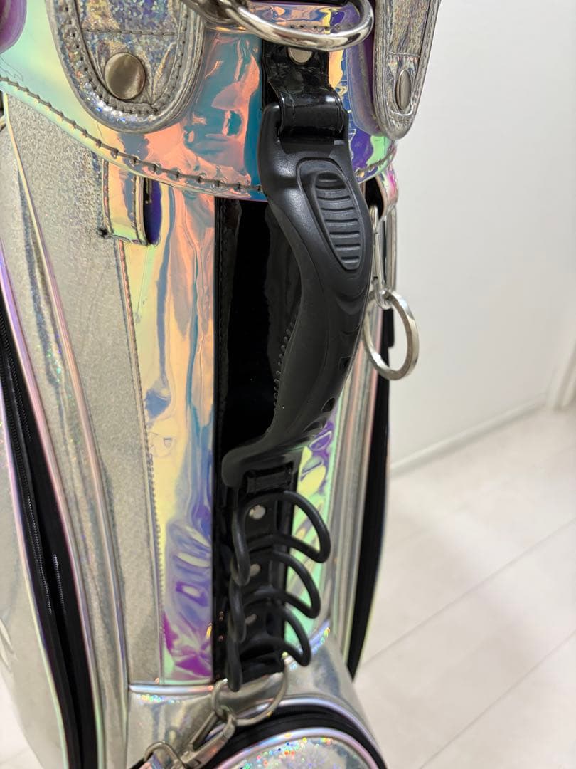 値下げ！！CHARLIE UNITED ホログラフィックキャディバッグ