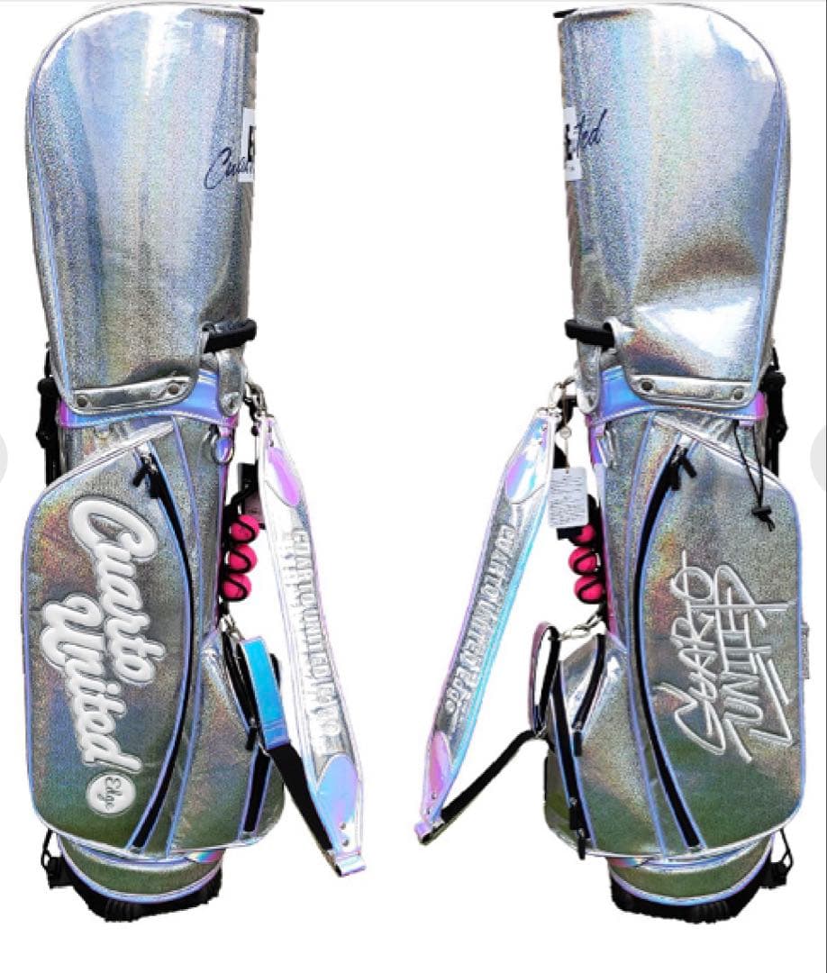 値下げ！！CHARLIE UNITED ホログラフィックキャディバッグ